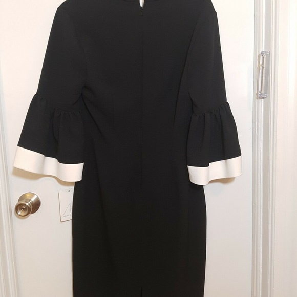 NEW WOMENS. MIKHAIL AGHAL BLACK DRESS SIZE 6 - Picture 4 of 8